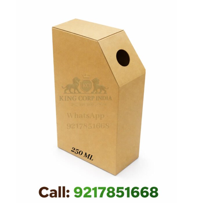 250 ML Brown Kraft Paper Tea Flask Box Manufacturer