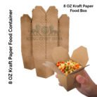 8 OZ Kraft Paper Food Box