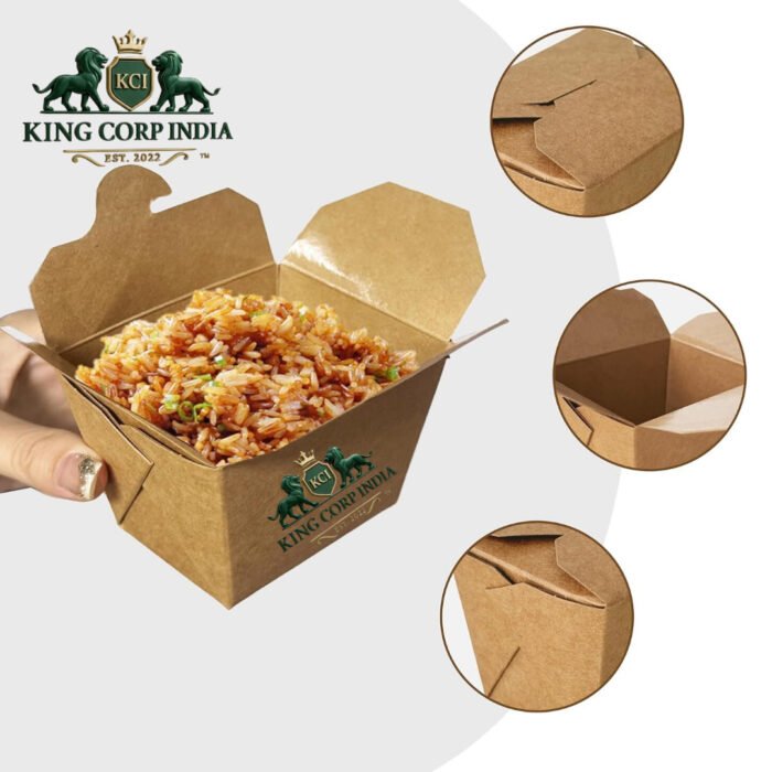 8 OZ Kraft Paper Food Box Manufacturer