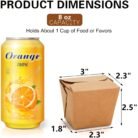 8 OZ Kraft Paper Food Box Manufacturer in India