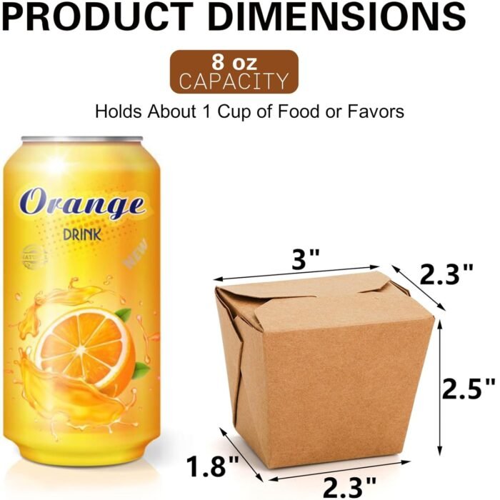 8 OZ Kraft Paper Food Box Manufacturer in India