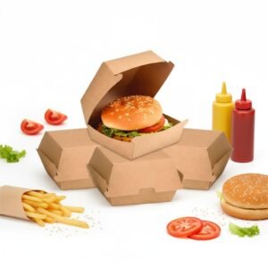 Kraft Paper Burger Box Manufacturer
