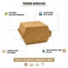 Kraft Paper Burger Box Manufacturer in India