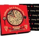 Multicolor Printed Pizza Box Manufacturer