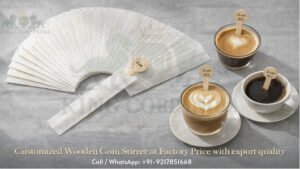 Customized Disposable Wooden Coin Coffee Stirrer Manufacturer