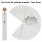 Logo Printed Coin Coffee Stirrer Manufacturer