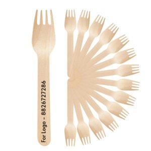 140mm Disposable Wooden Fork Manufacturer in gurugram