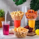 2-in-1 Snack and Drink Cup with Straws Manufacturer in Gurugram