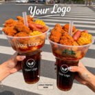 Customize Logo Printed 2-in-1 Snack and Drink Cup Manufacturer near me