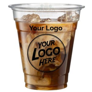 Customize Logo Printed 500ml Plastic Disposable Glass Manufacturer