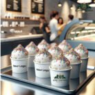Customize Logo Printing Logo Printed 150ml Ice Cream Cup Manufacturer in Delhi NCR