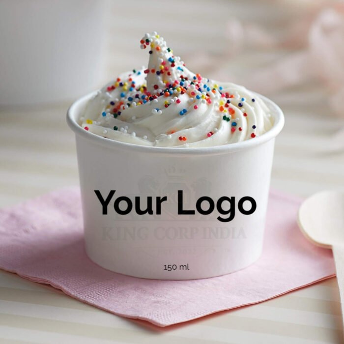 Logo Printed 150ml Ice Cream Cup Manufacturer near me Logo Printed 150ml Ice Cream Cup Manufacturer near me