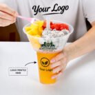 Logo Printed 2-in-1 Snack and Drink Cup Manufacturer in India